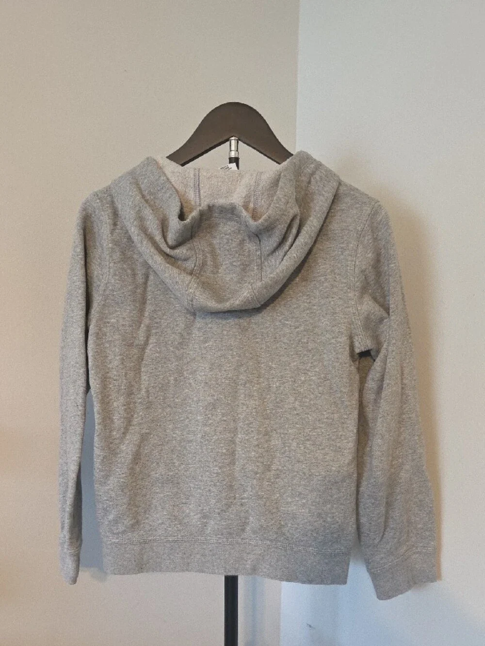 Nike Kids Light Grey Full-Zip Hoodie